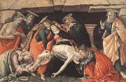 Lament for Christ Dead,with St Jerome,St Paul and St Peter Botticelli